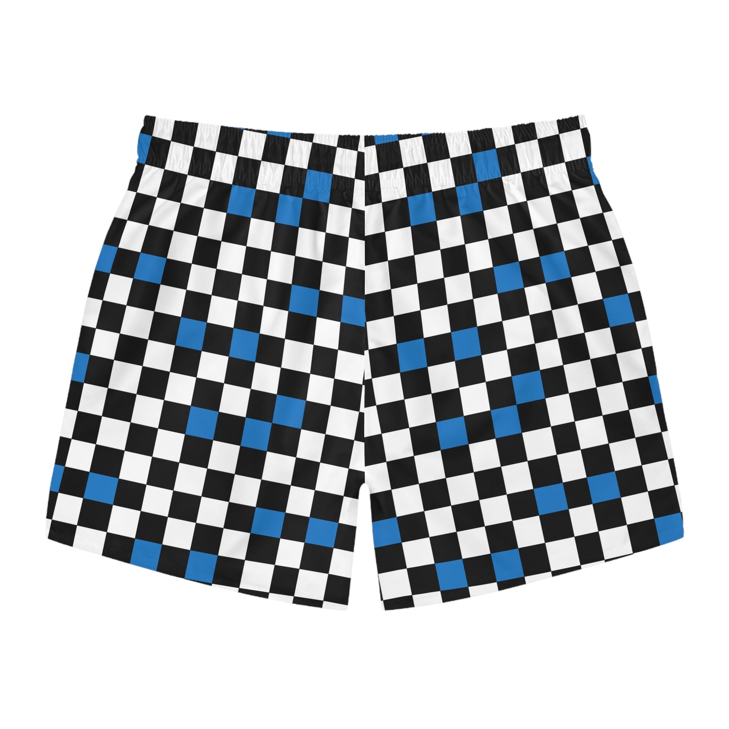 M1 Volleyball Club Checkerboard Modern Swim Trunks