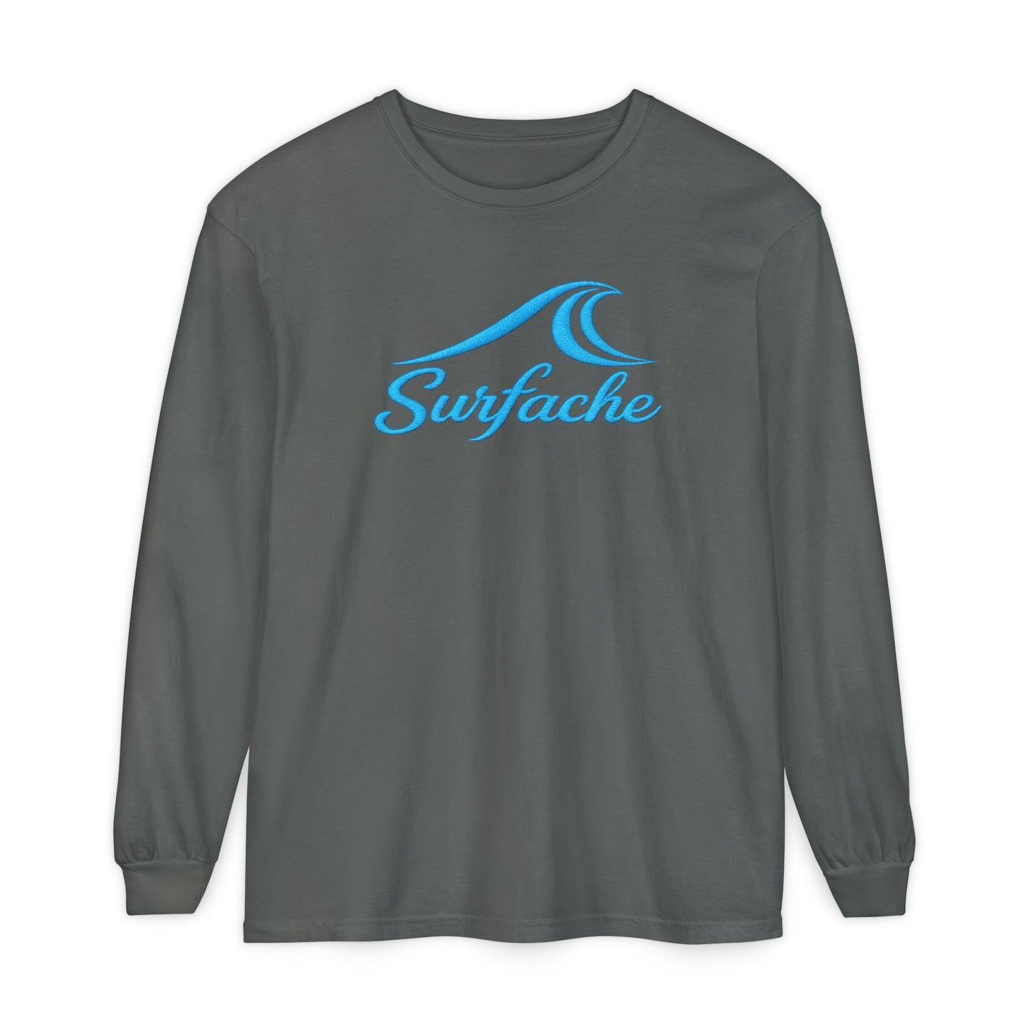 Surfache Wave Long Sleeve Tee — Beach Vibes Graphic T-Shirt
