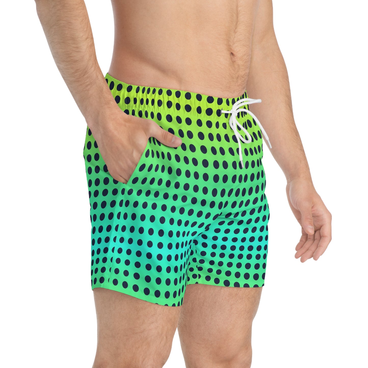 Mascot Surface Beach Volleyball Club Dotted Ombré Modern Swim Trunks Volleys