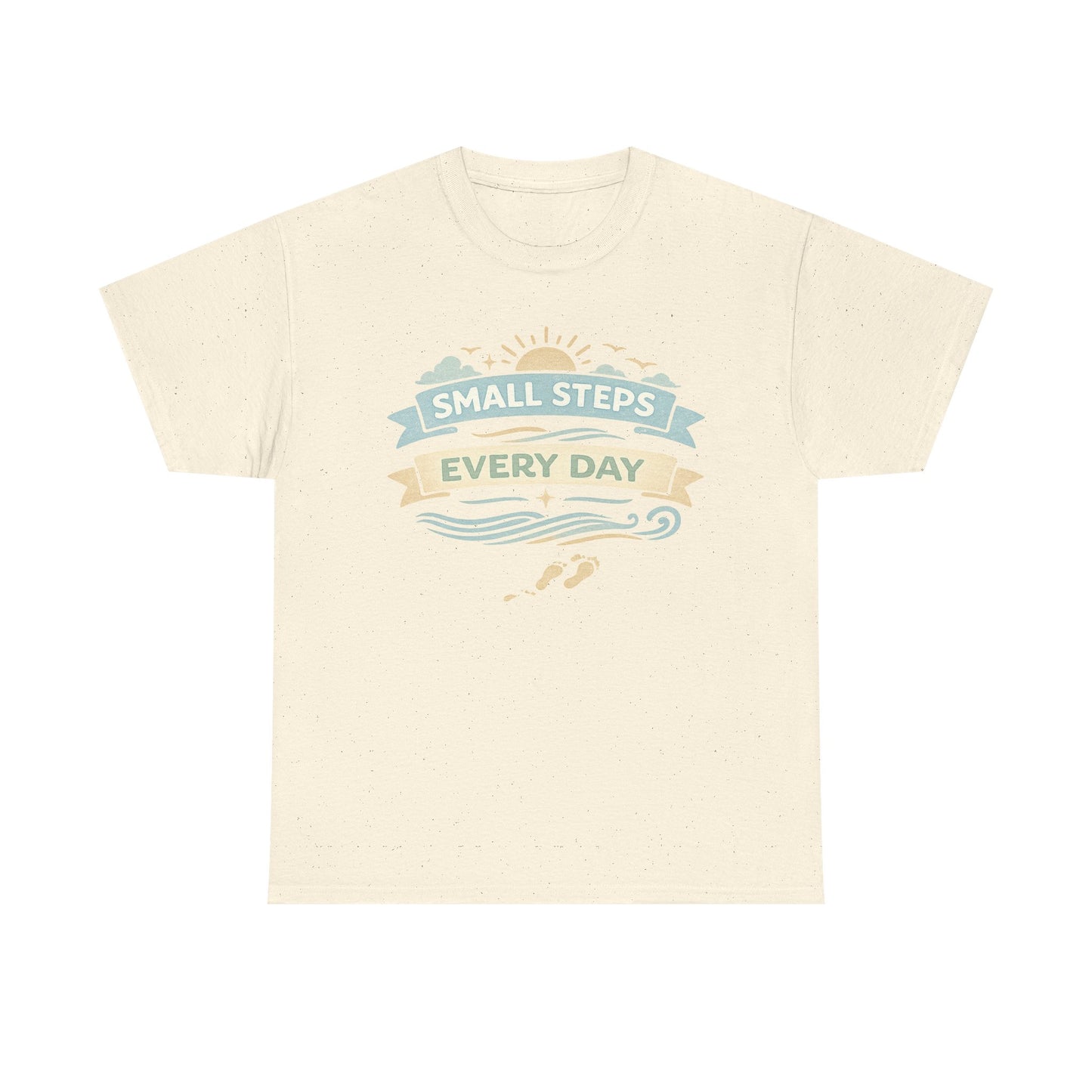 Keep Moving Forward Tee — "Small Steps Every Day" Inspirational Graphic T-Shirt