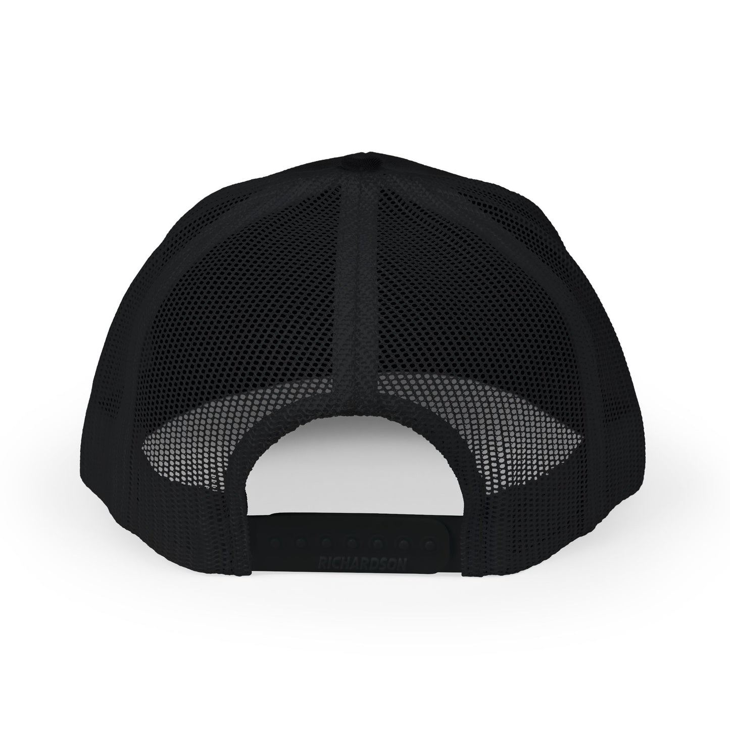 Whiplash Script Snapback Trucker Cap — Retro Baseball Mesh Hat