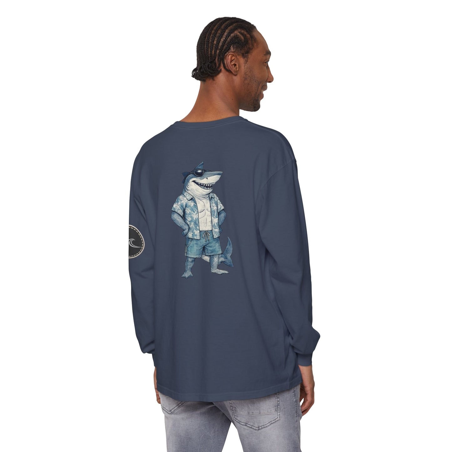Surfache Shark Graphic Long Sleeve Tee
