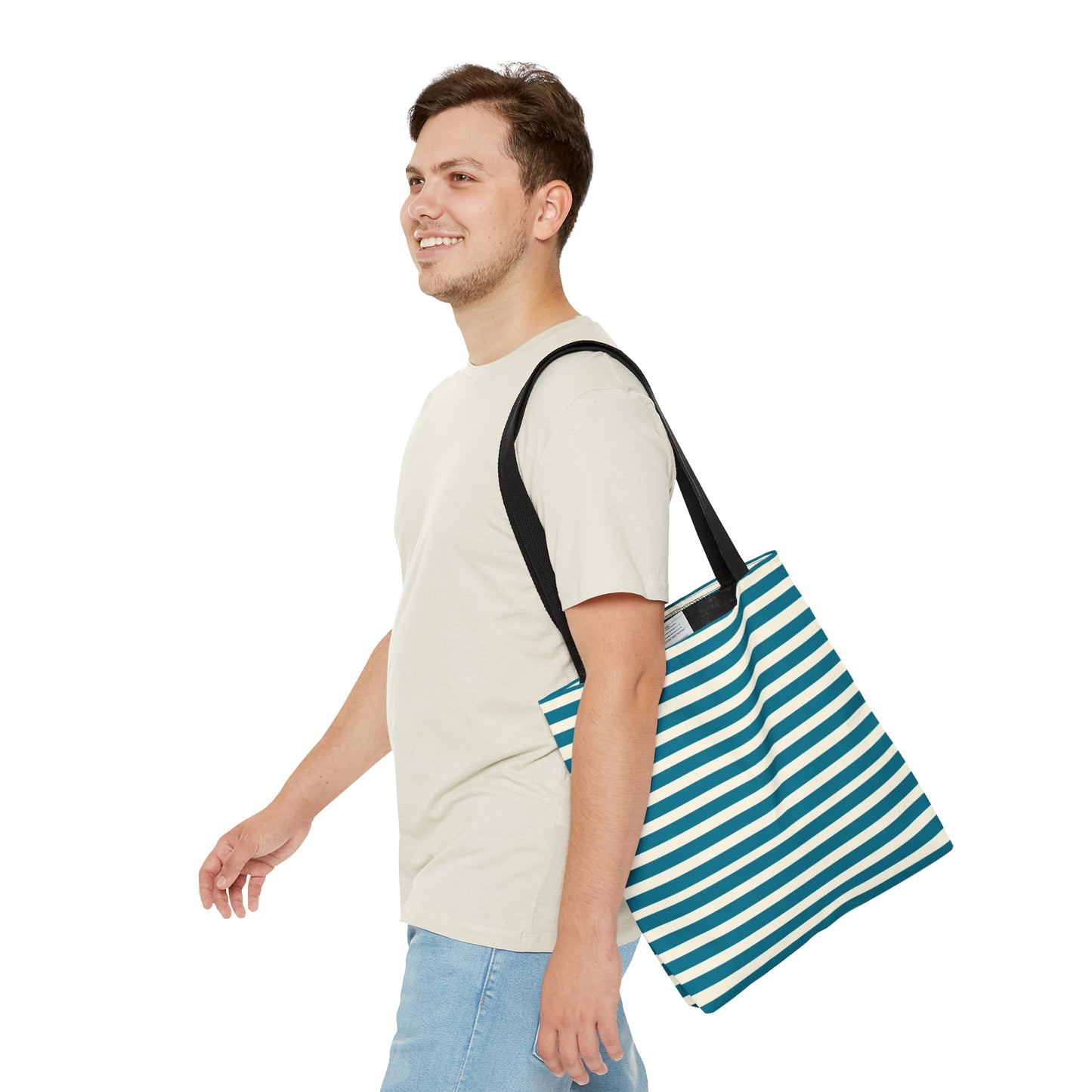 Moda Urbano Striped Tote Bag (AOP)