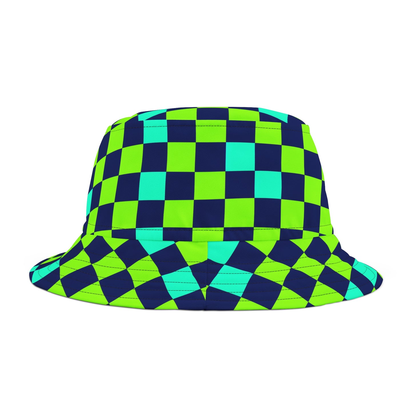 Moda Urbano Checkered Bucket Hat (AOP)