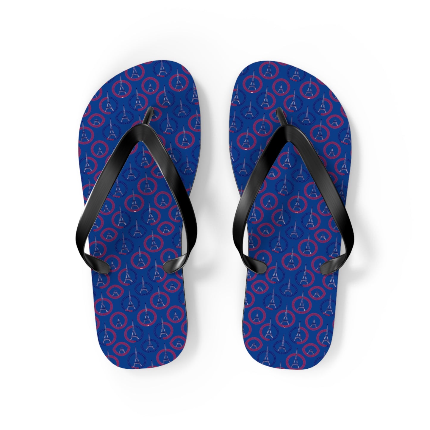 Paris Olympics Inspired Moda Urbano Designer Flip Flops