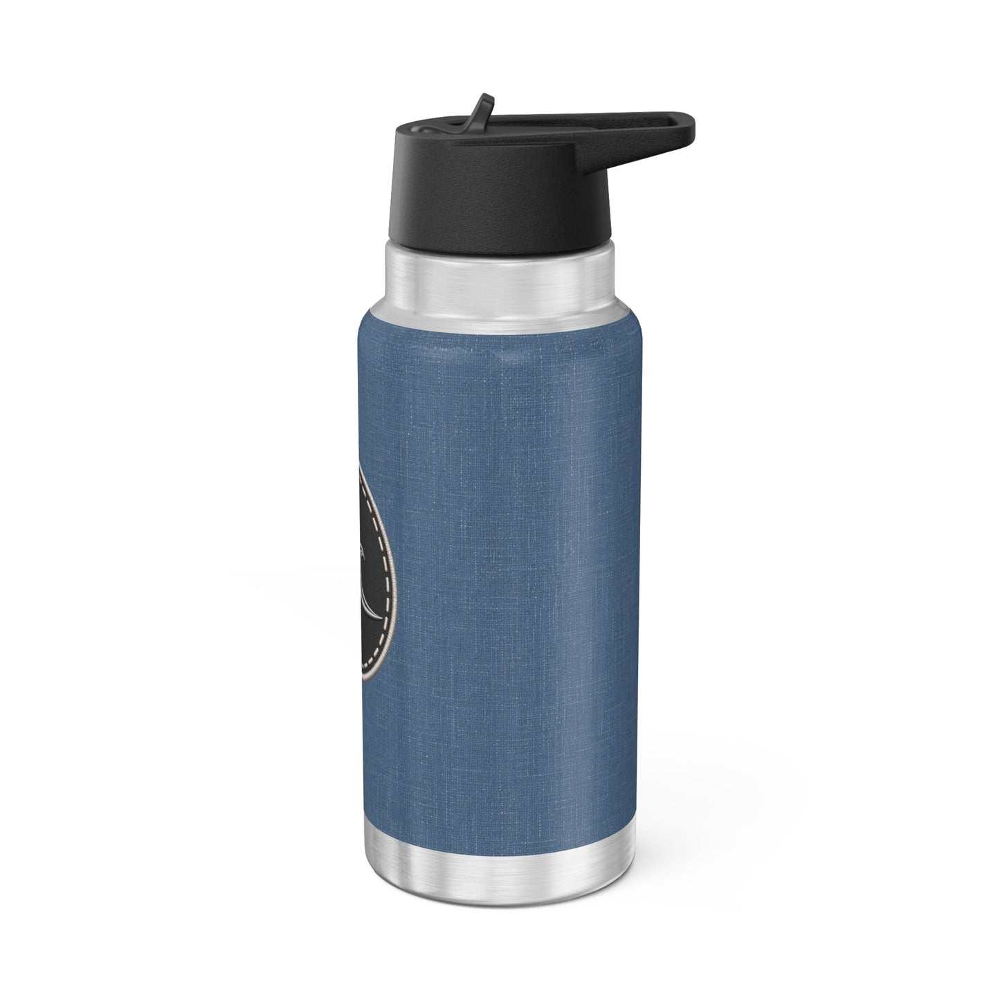 Wave Logo 32oz Tumbler — Insulated Stainless Water Bottle for Beach & Outdoor Lovers