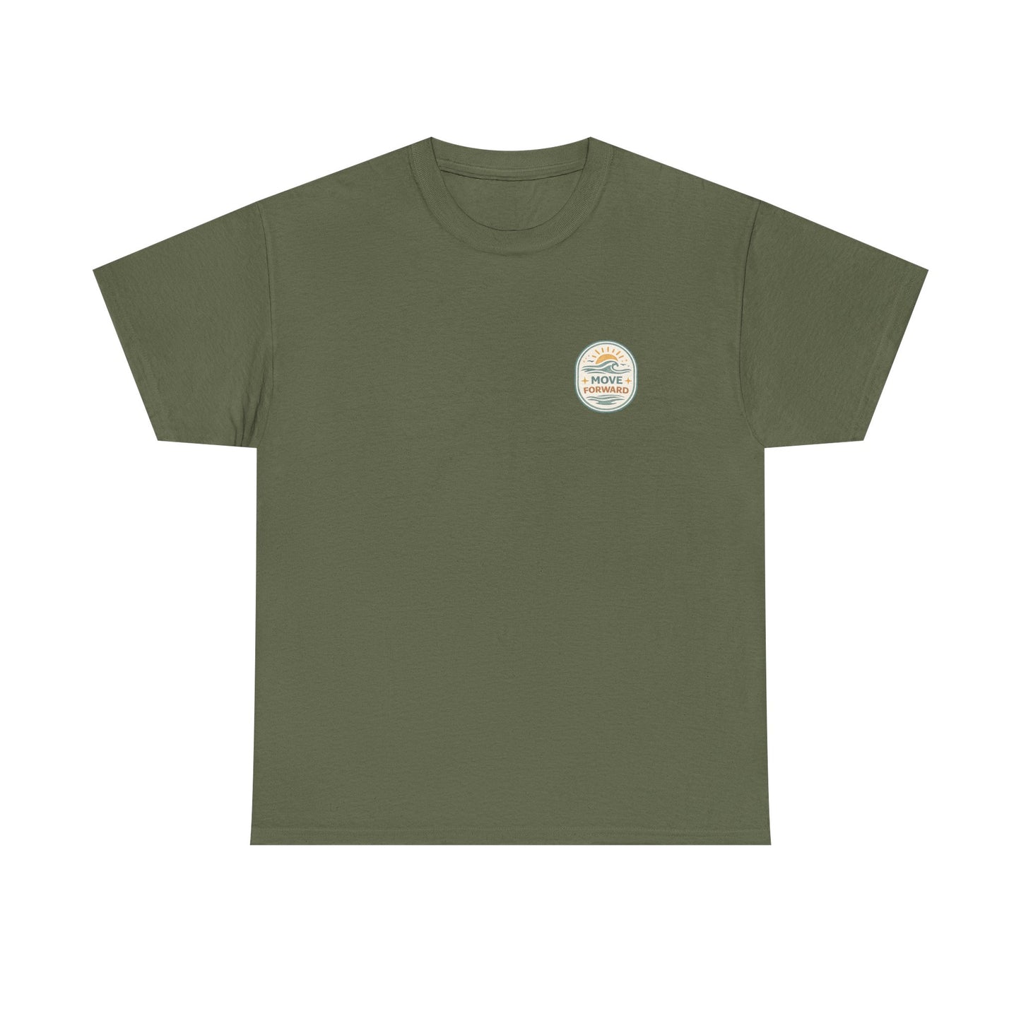 Keep Moving Forward T-Shirt — Inspirational Travel Compass Graphic Tee