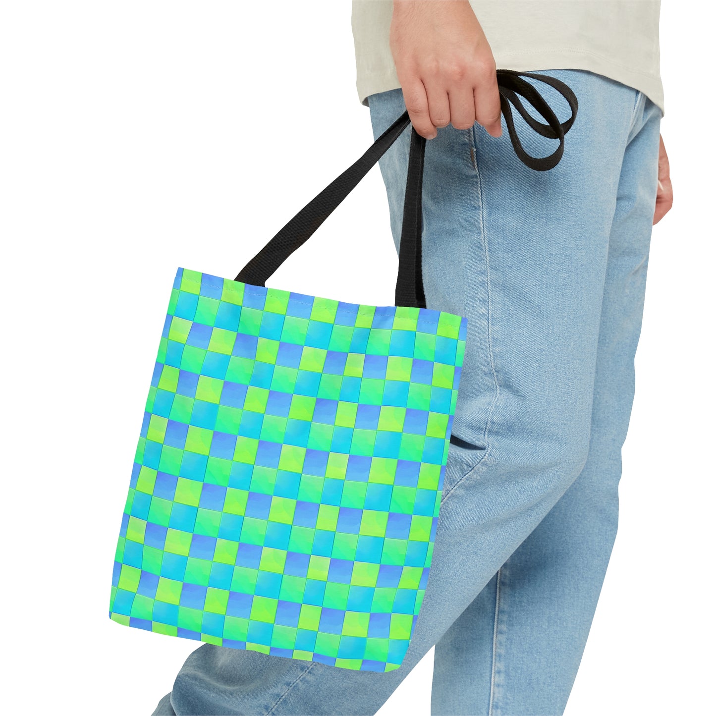 Moda Urbano Checkered Travel Tote Bag