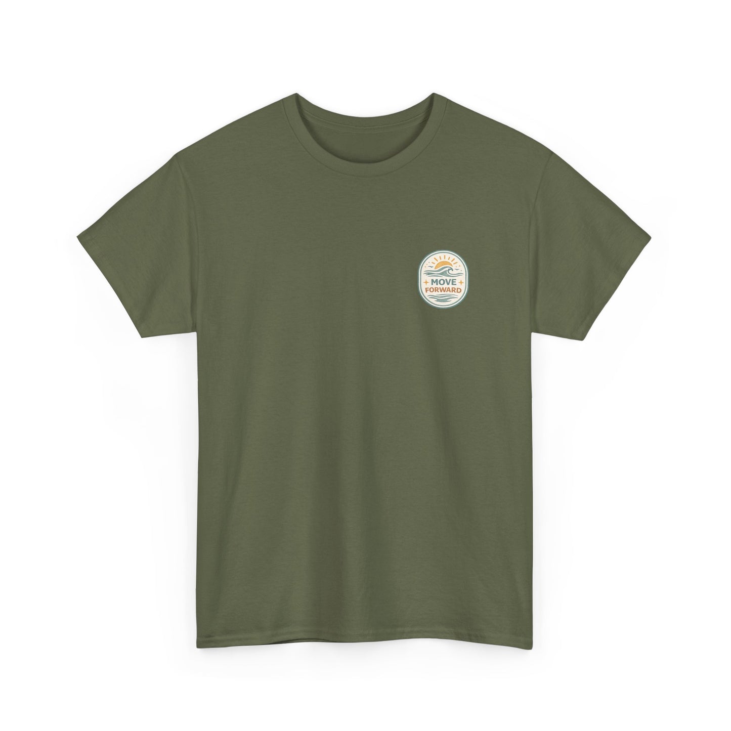 Keep Moving Forward T-Shirt — Inspirational Travel Compass Graphic Tee