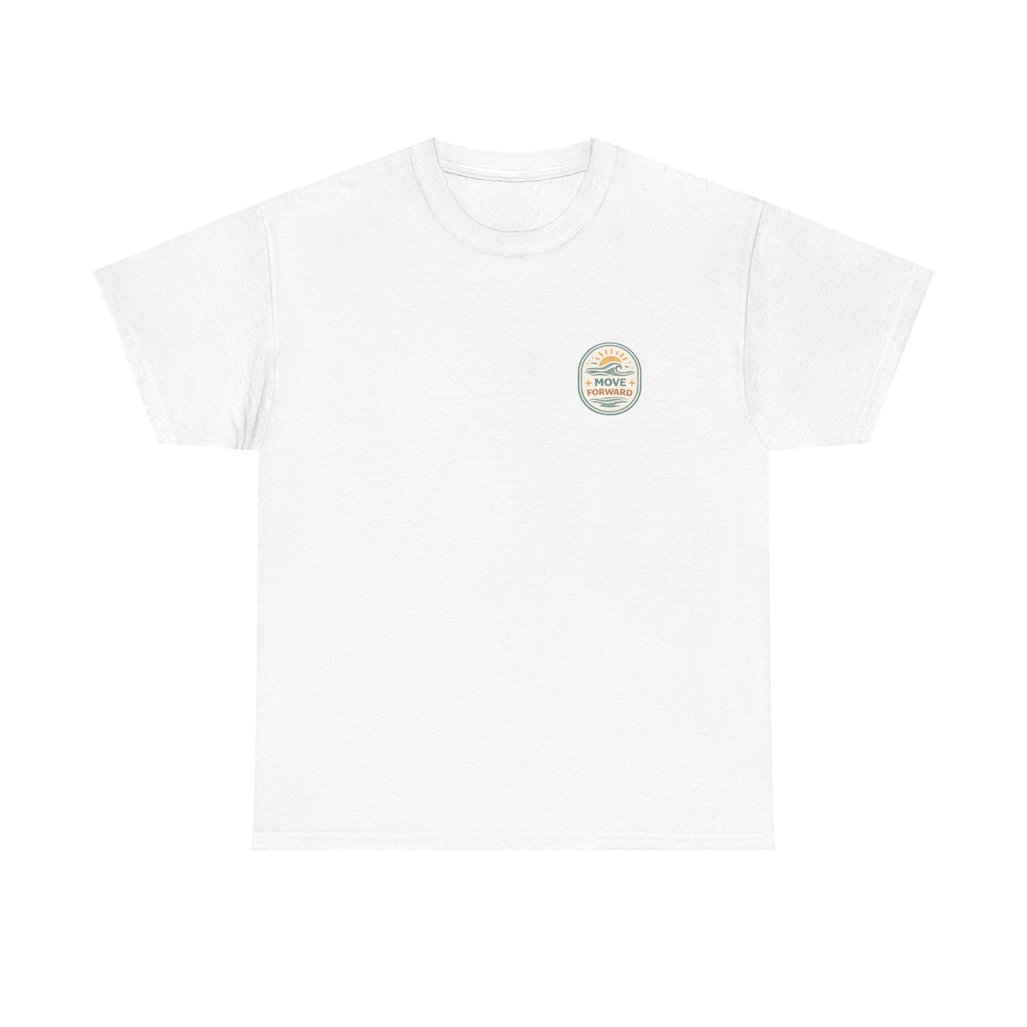 Keep Moving Forward T-Shirt — Inspirational Travel Compass Graphic Tee