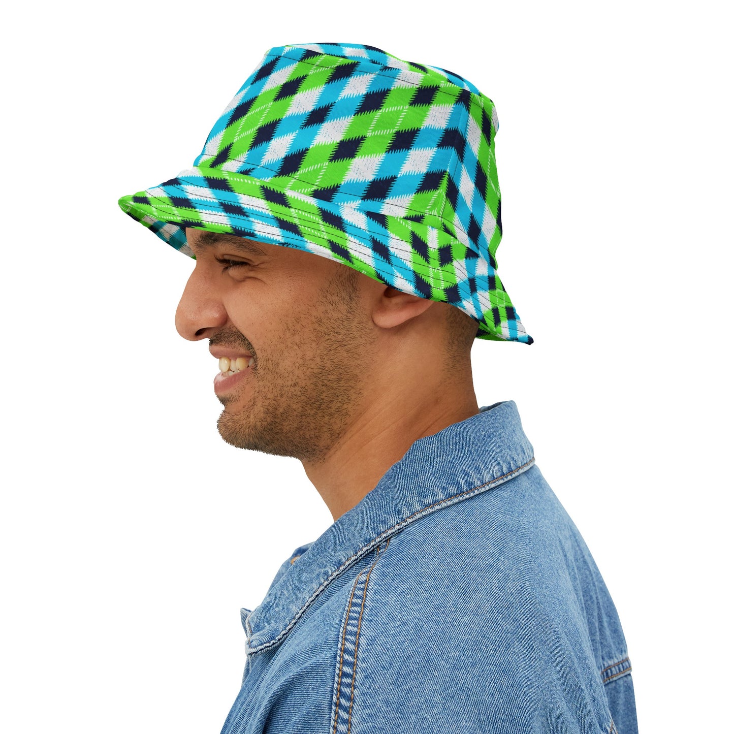 Moda Urbano Argyle Bucket Hat (AOP)