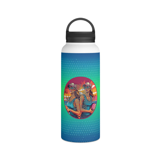 Surface Beach Volleyball Club Stainless Steel Water Bottle, Handle Lid