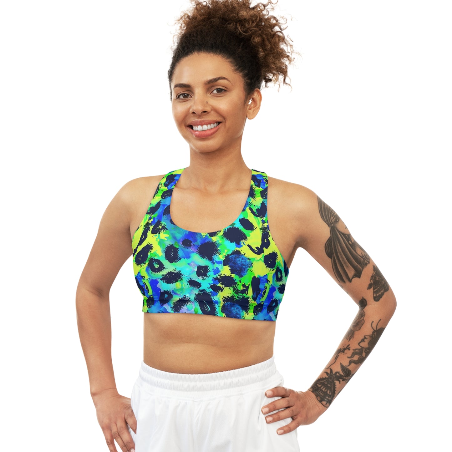 Surface Beach Volleyball Club Seamless Sports Bra (AOP)