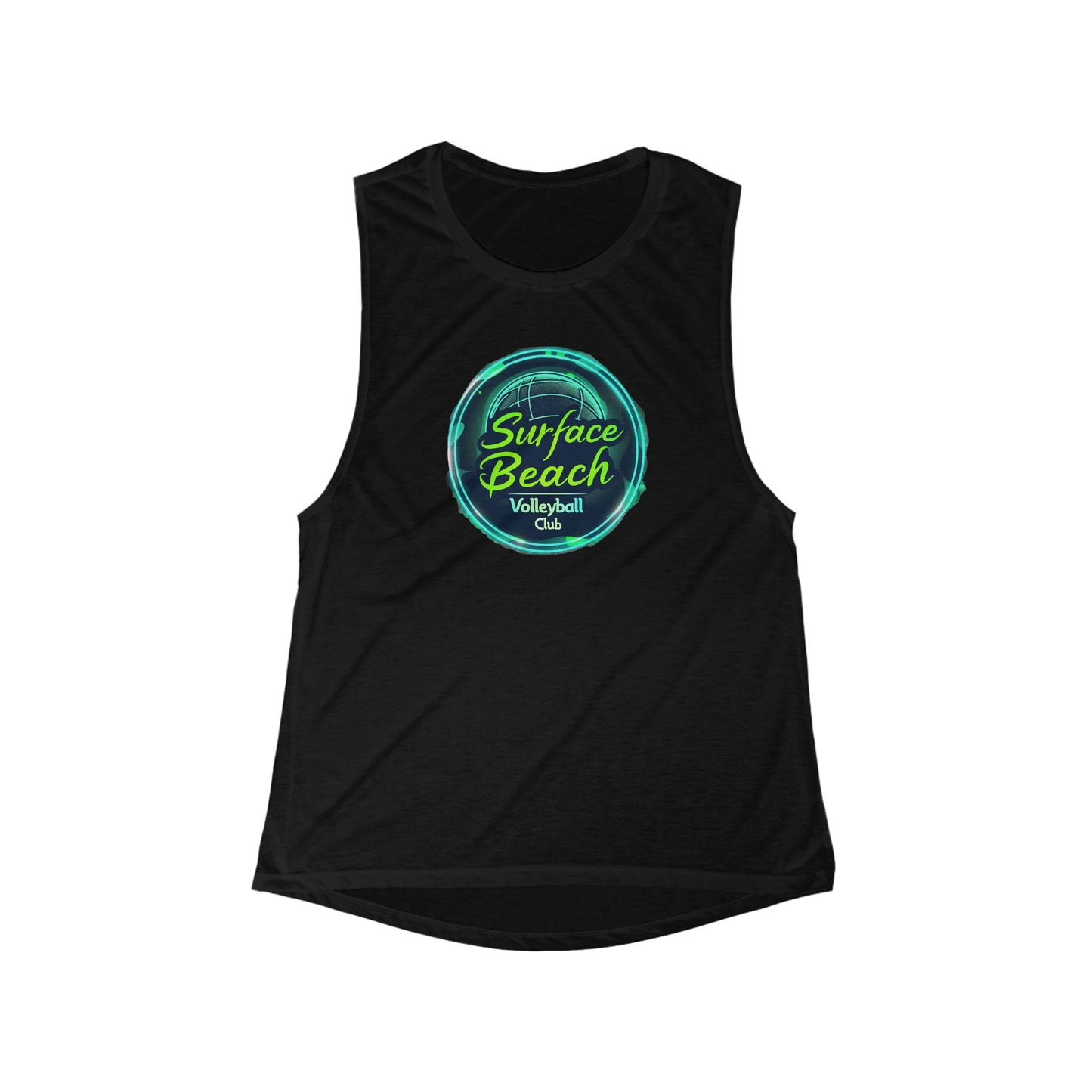 Icon Surface Beach Volleyball Club Women's Flowy Scoop Muscle Tank