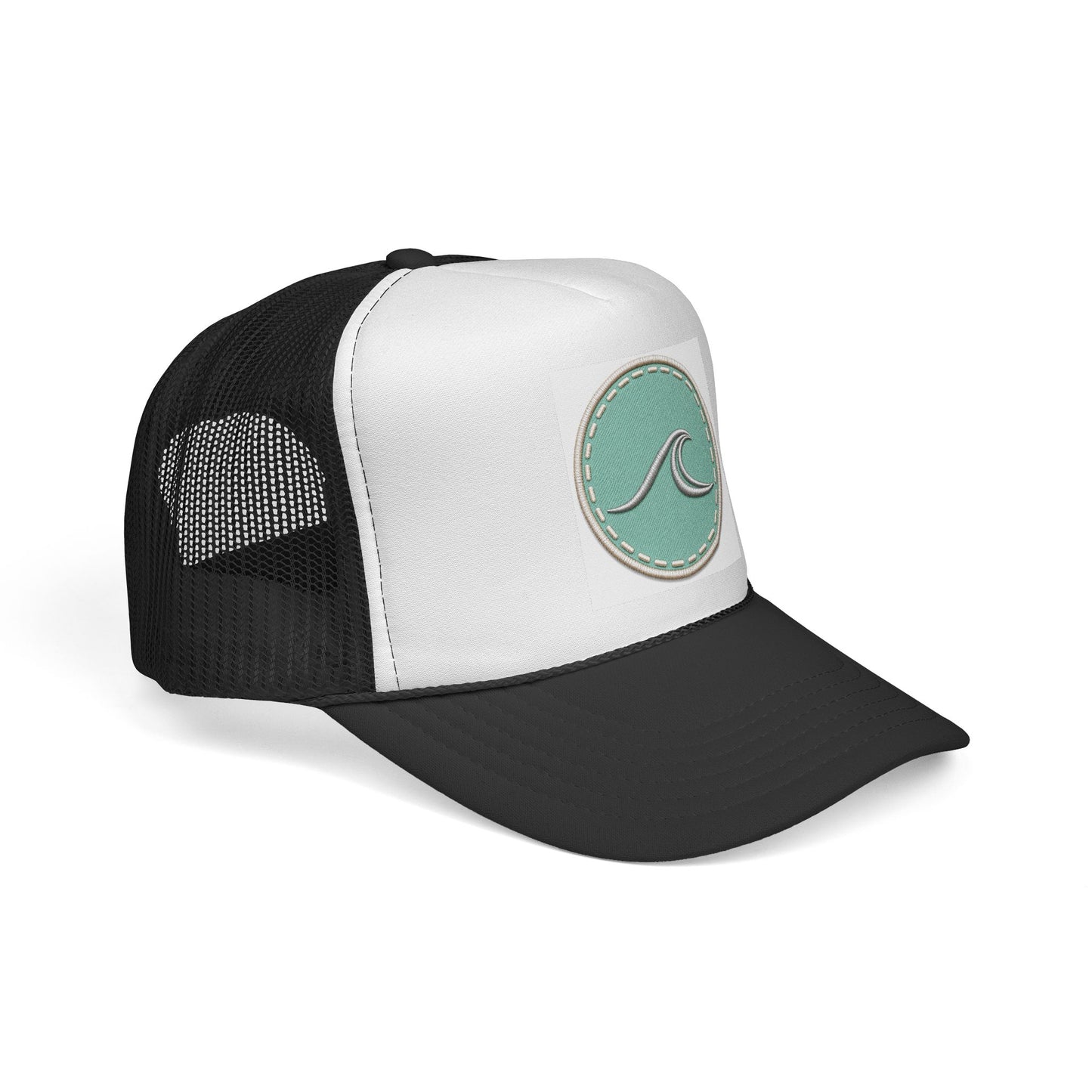 Surfache Wave Patch Trucker Cap — Surf Logo Mesh Baseball Hat