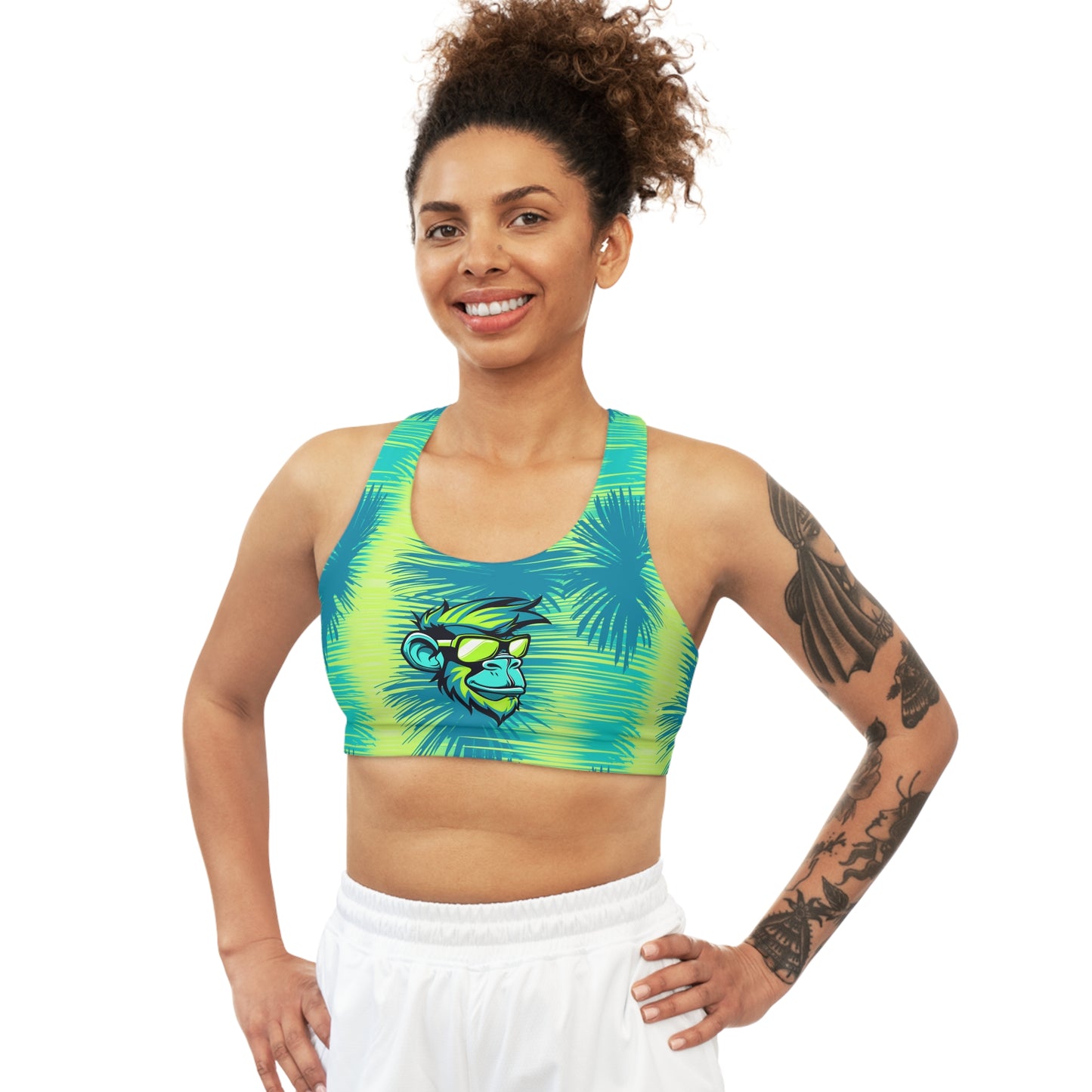 Surface Beach Volleyball Club Seamless Sports Bra (AOP)