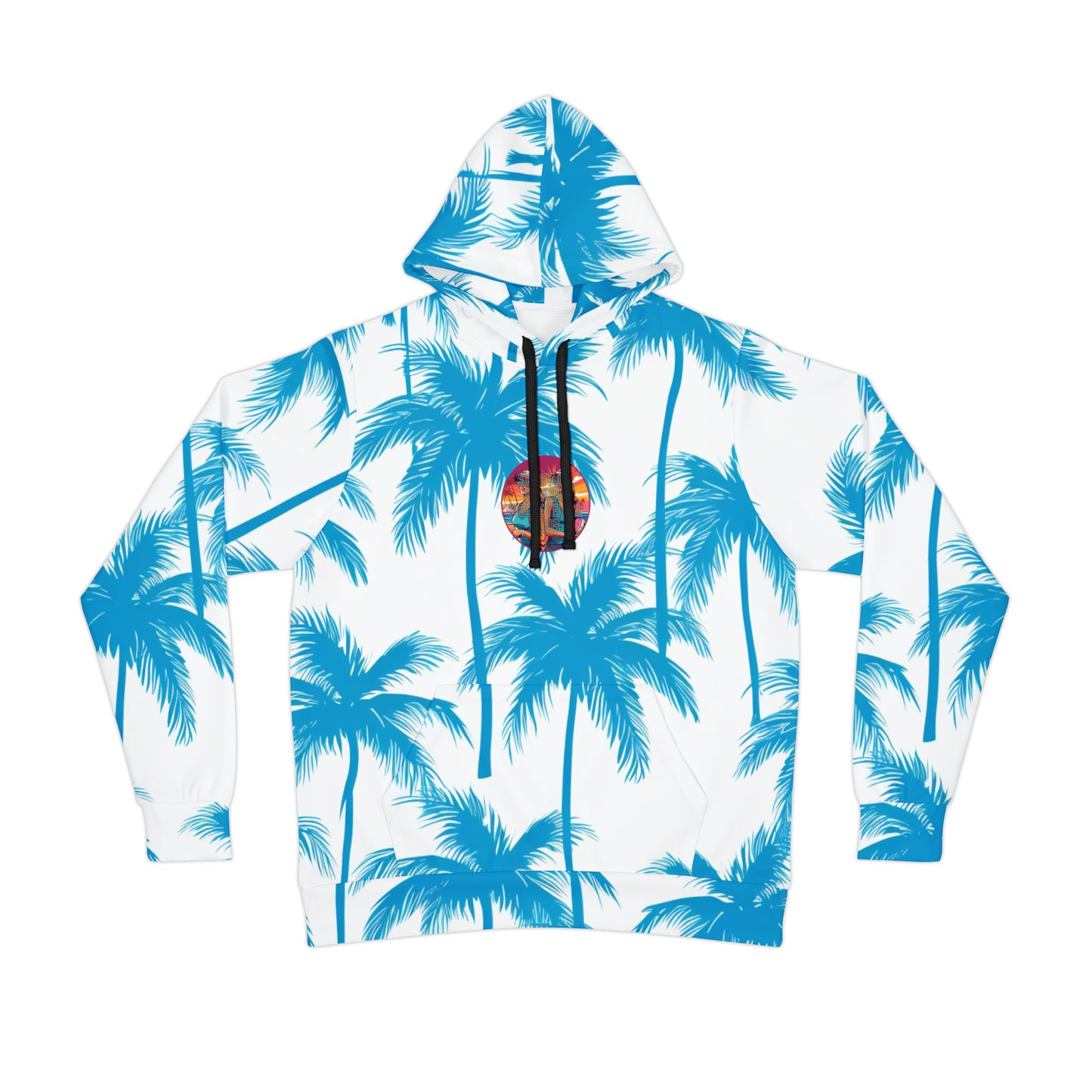 Surface Beach Volleyball Club Palm Tree Designer Athletic Sublimated Hoodie