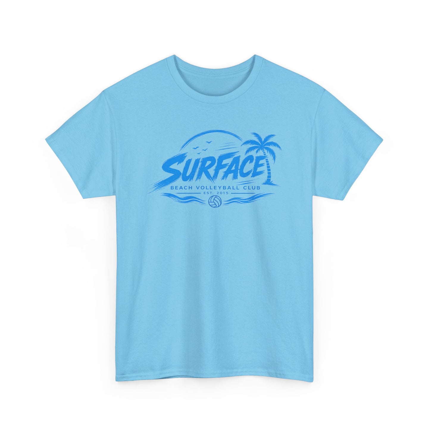 Surface Beach Volleyball Club T-Shirt — Coastal Surf Logo Tee