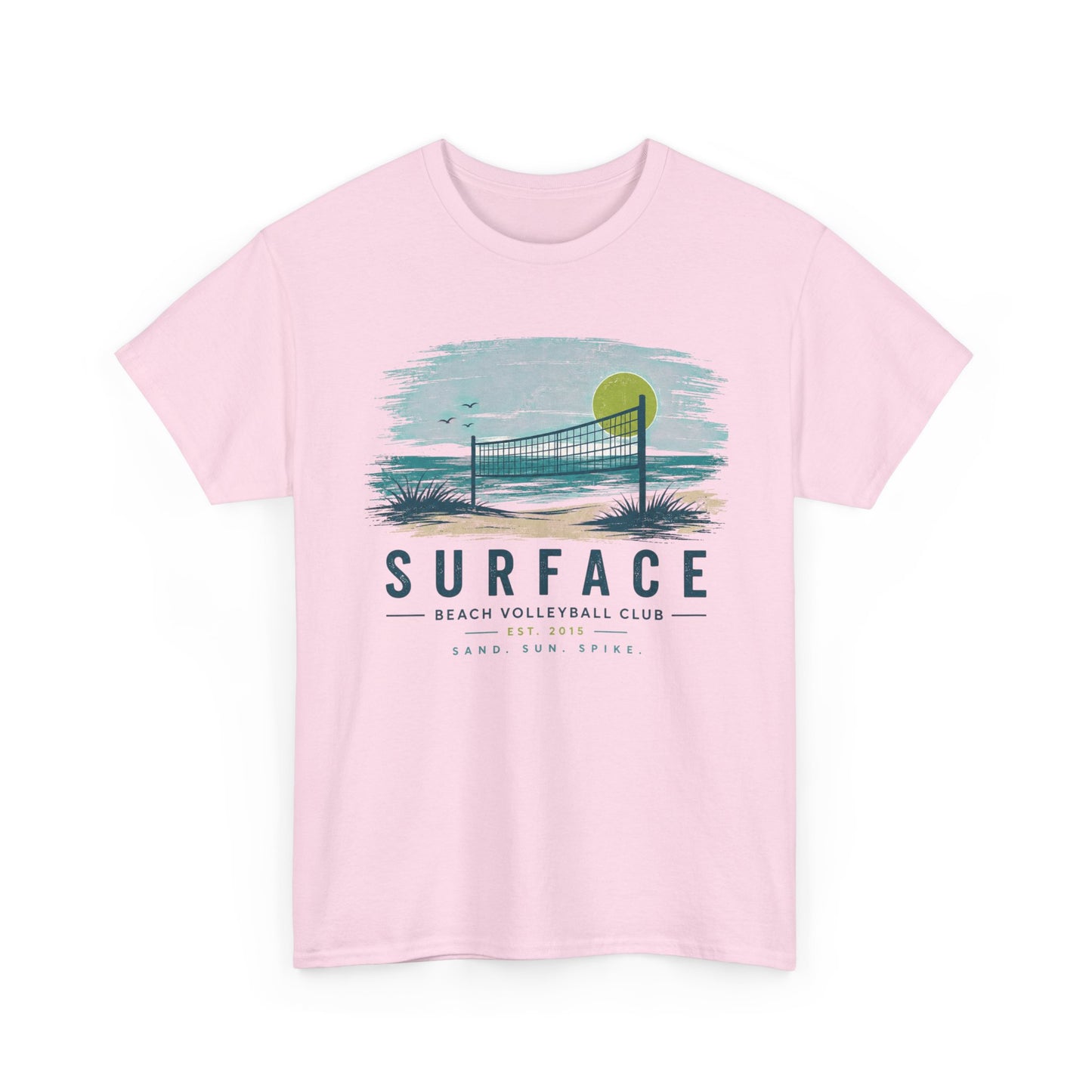 Surface Beach Volleyball Club T-Shirt – Vintage Coastal Volleyball Tee