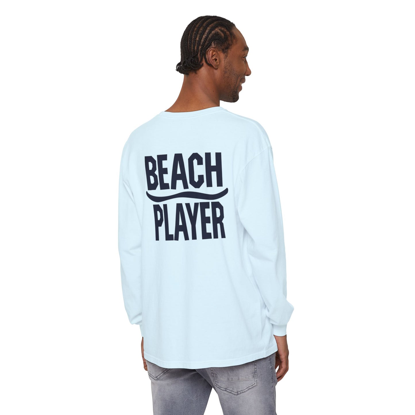 Surface Beach Volleyball Club Long Sleeve Tee — "Beach Player" Back Print