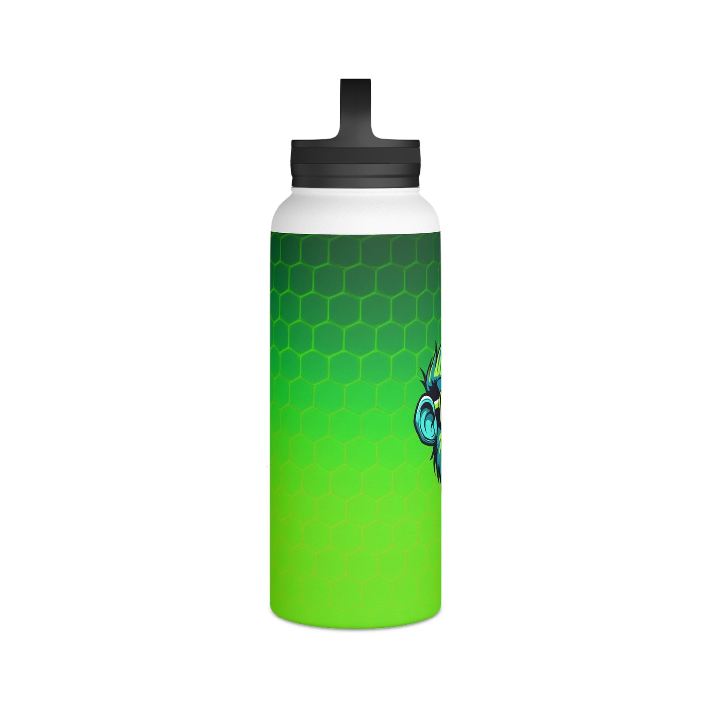 Mascot Surface Beach Volleyball Club Stainless Steel Water Bottle, Handle Lid