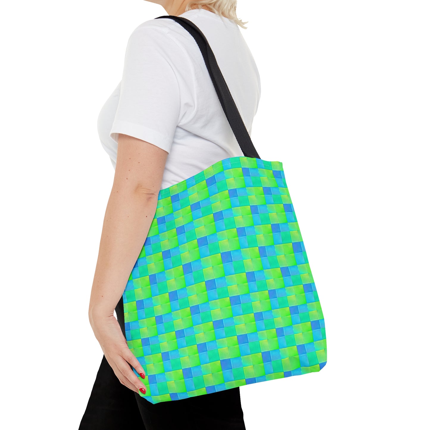 Moda Urbano Checkered Travel Tote Bag