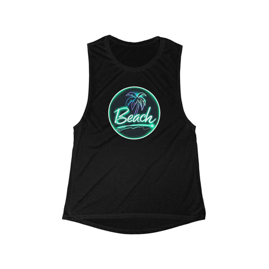 Icon Surface Beach Volleyball Club Women's Flowy Scoop Muscle Tank