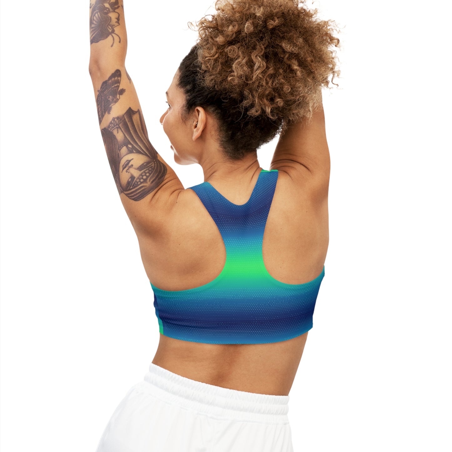 Mascot Surface Beach Volleyball Club Seamless Sports Bra (AOP)