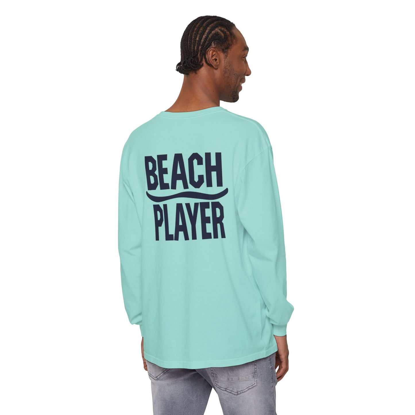 Surface Beach Volleyball Club Long Sleeve Tee — "Beach Player" Back Print