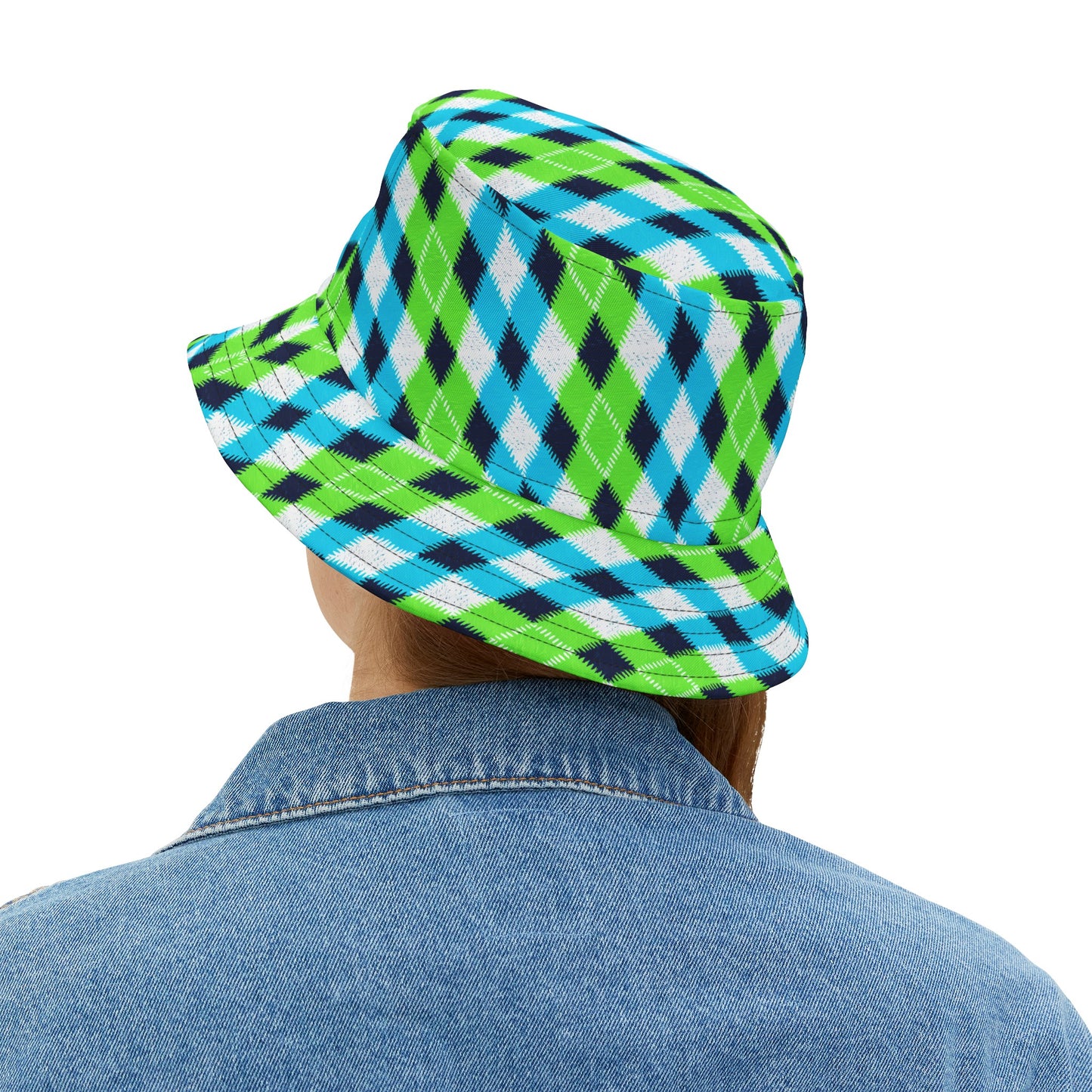 Moda Urbano Argyle Bucket Hat (AOP)