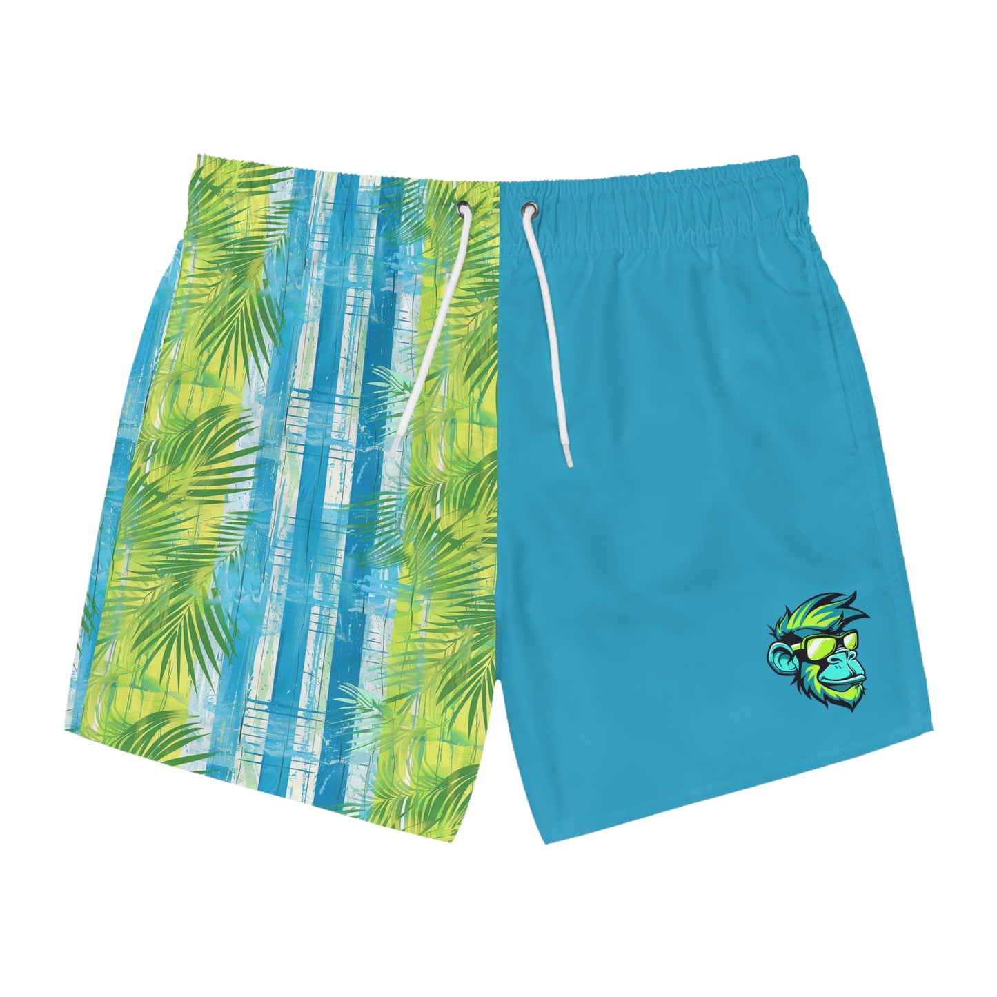 Mascot Surface Beach Volleyball Club Color Block Modern Swim Trunks