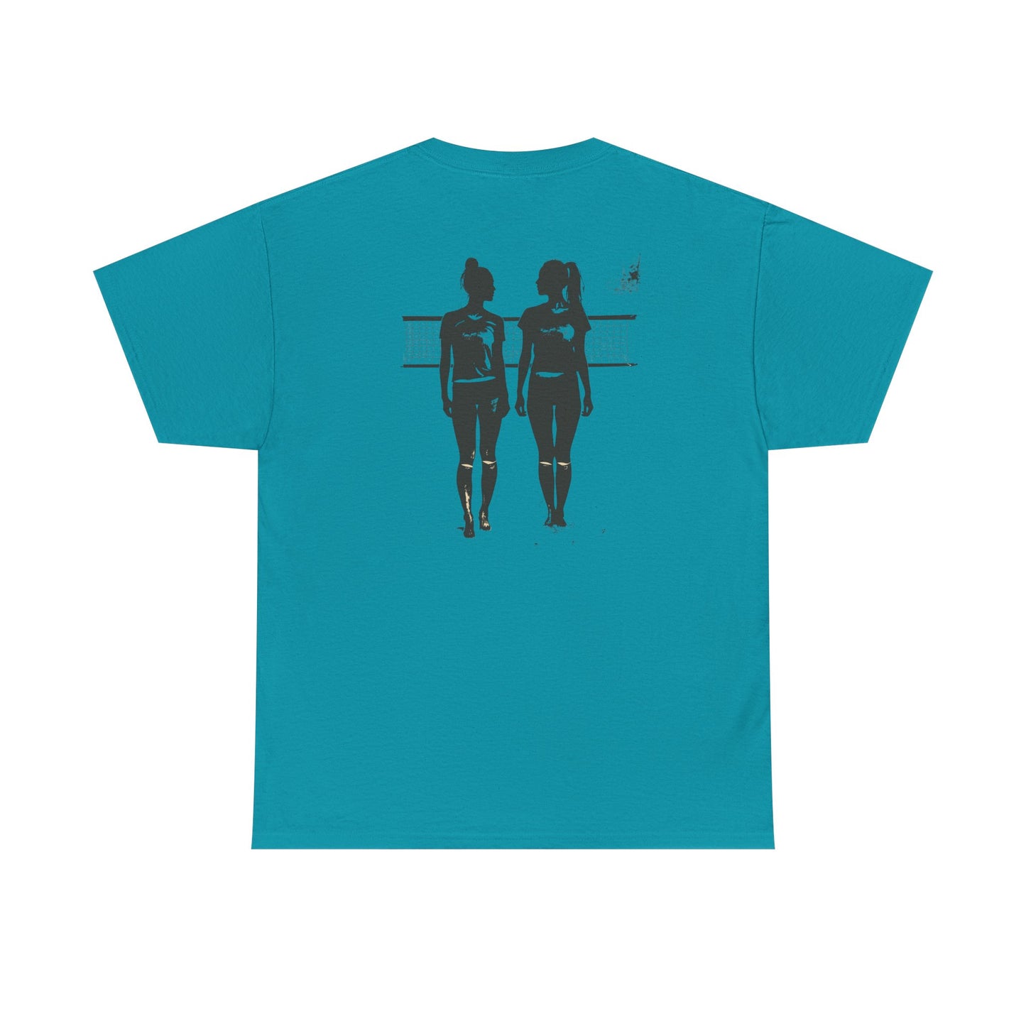 Beach Volleyball “Partners” Unisex Heavy Cotton Tee
