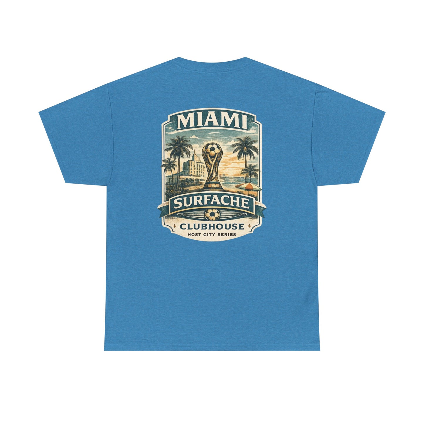 Surfache Miami Clubhouse T-Shirt — Vintage Palm Beach Surf Tee