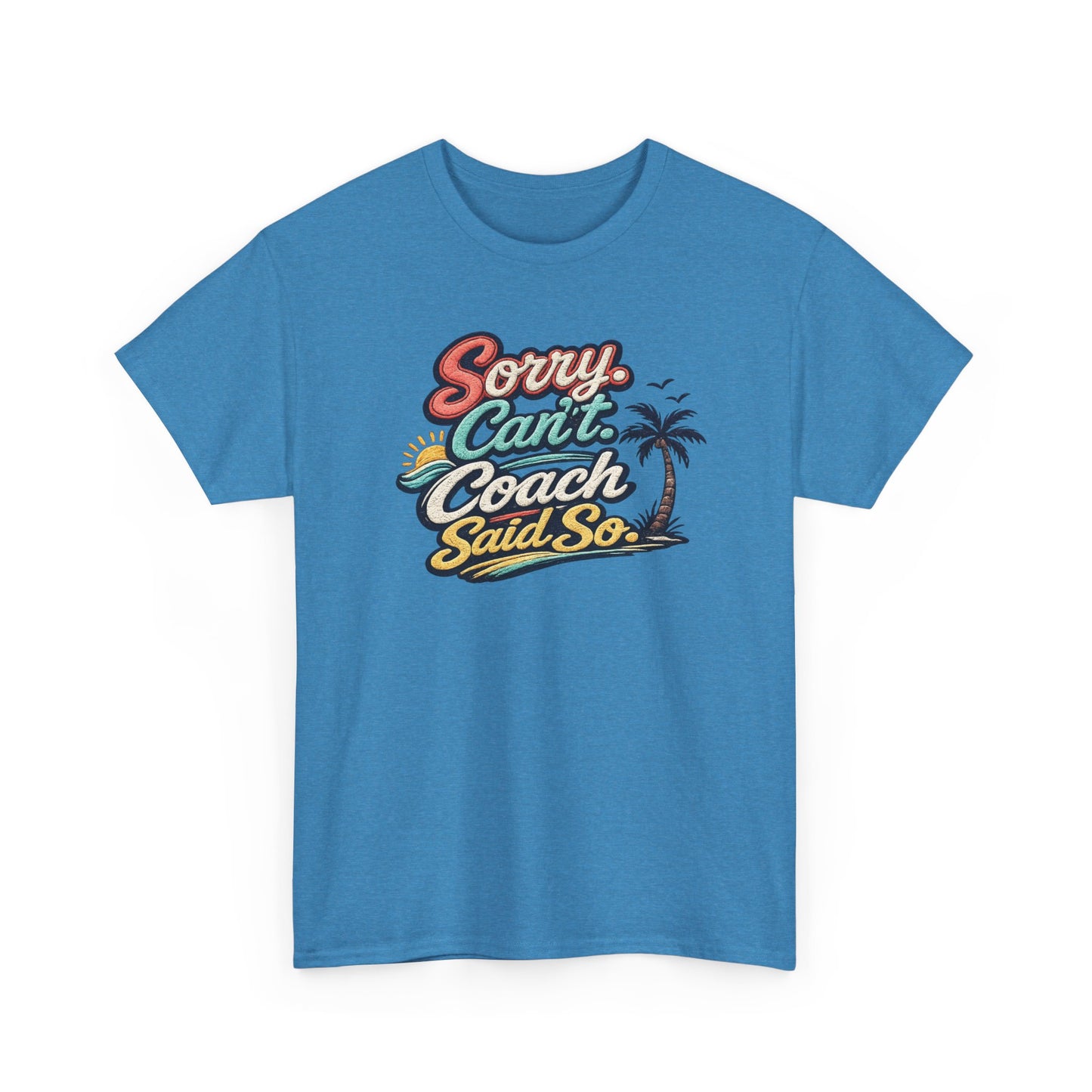 Beach Volleyball Tee — "Sorry, Can't. I’ve Got Beach Volleyball" Retro Graphic