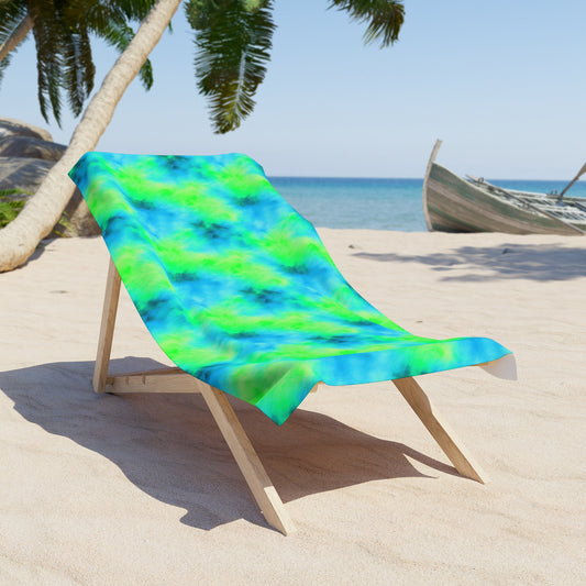 Surface Beach Volleyball Club Tie Dye Beach Towel