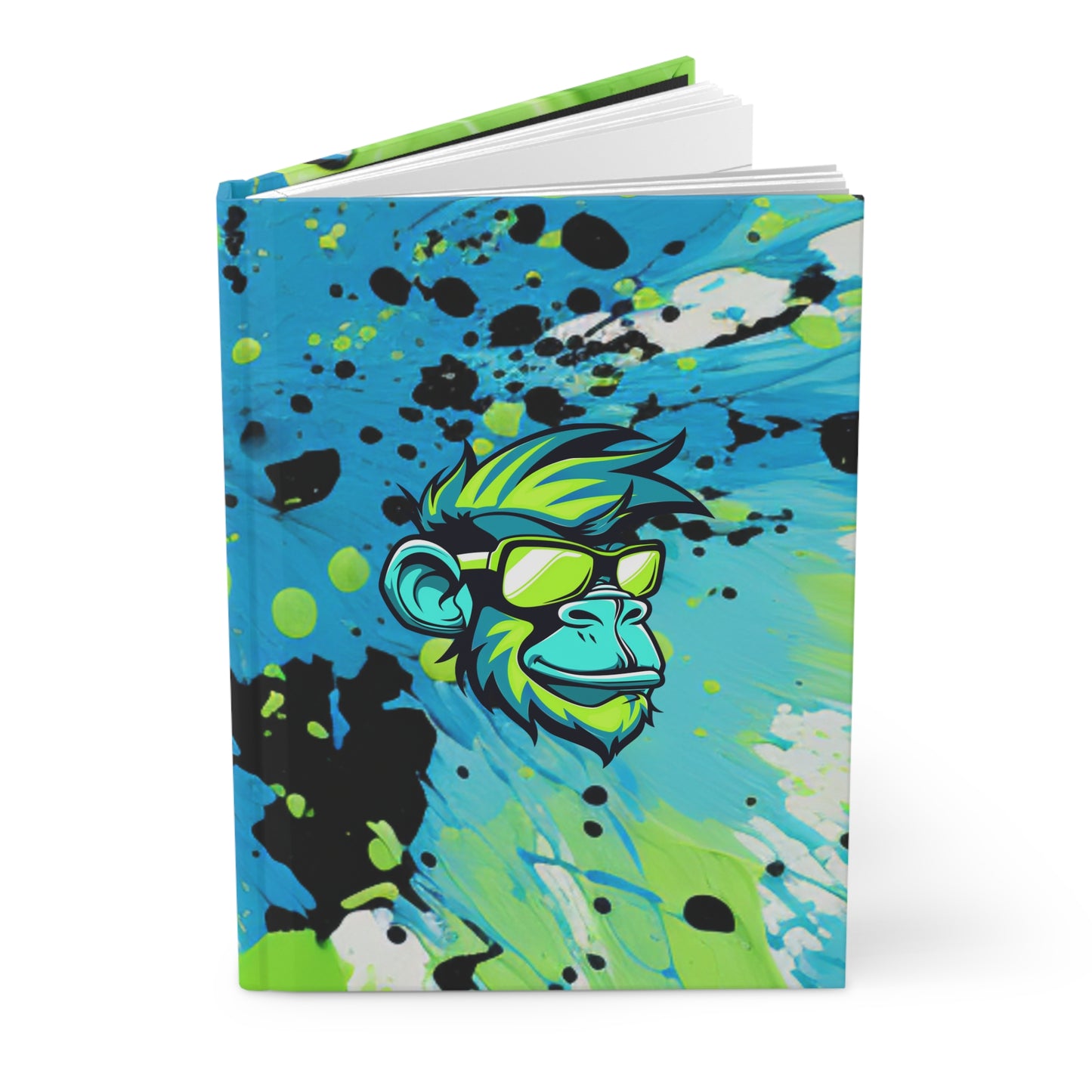 Mascot Surface Beach Volleyball Club Reflection Hardcover Journal Matte