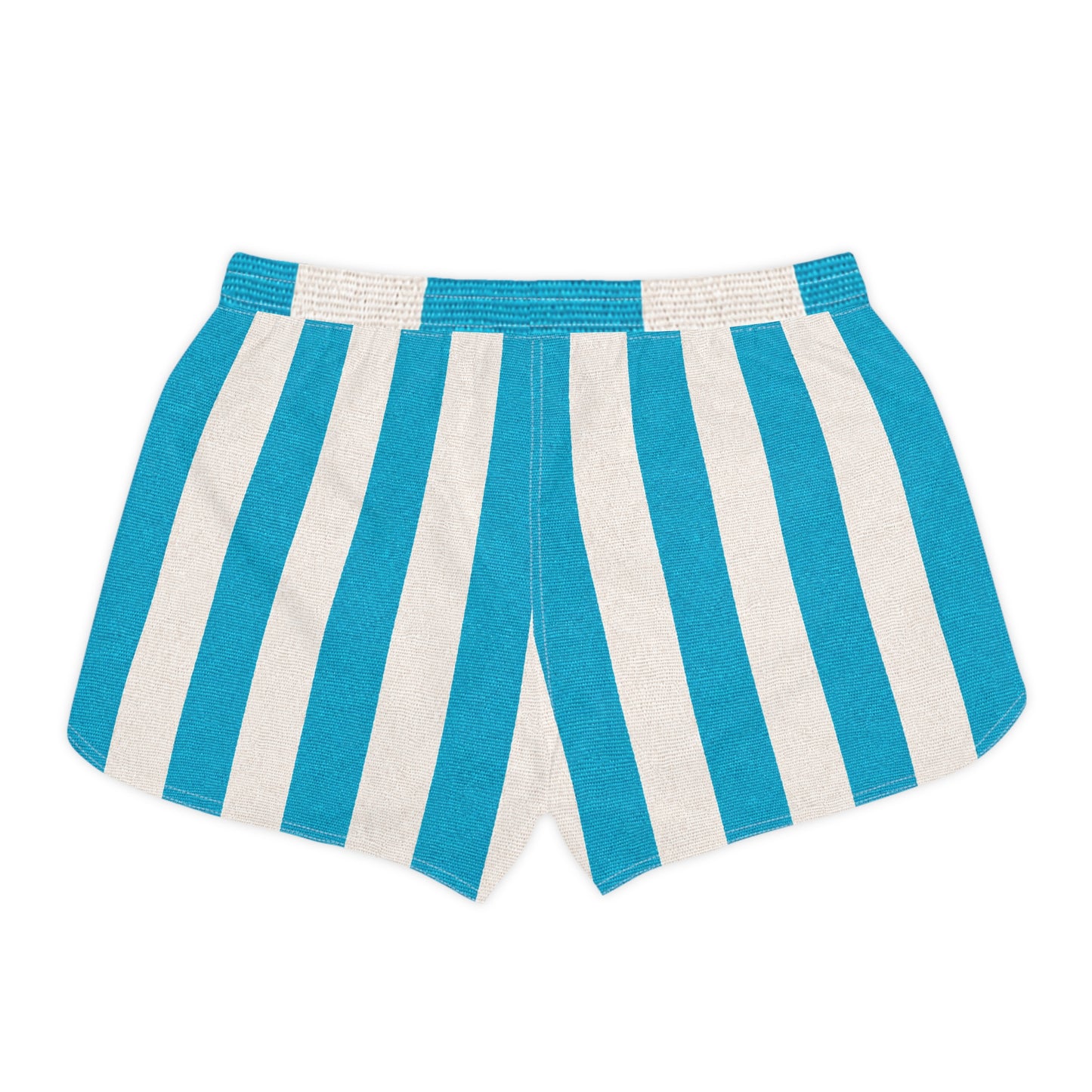 Surface Blue Women's Beachy Ombre Casual Shorts — Aqua Sand Tie-Waist Lounge Shorts