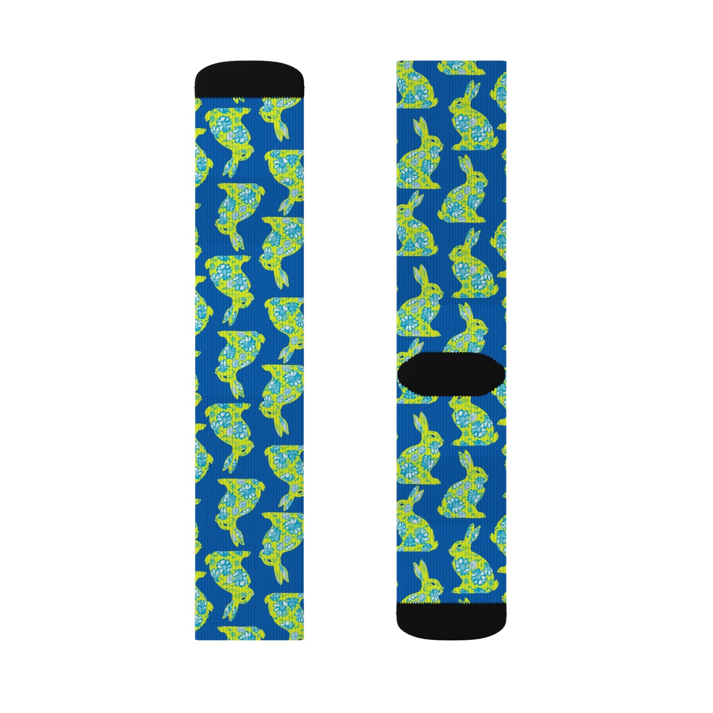 Easter Collection Breatheable Moisture Wicking Performance Printed Fashion Sublimation Socks