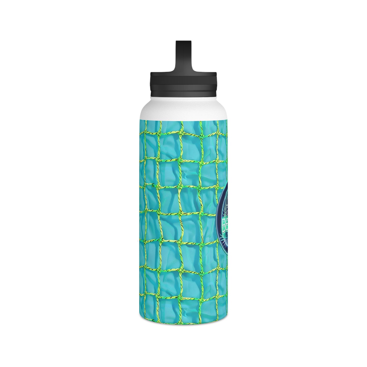 Icon Surface Beach Volleyball Club Stainless Steel Water Bottle, Handle Lid