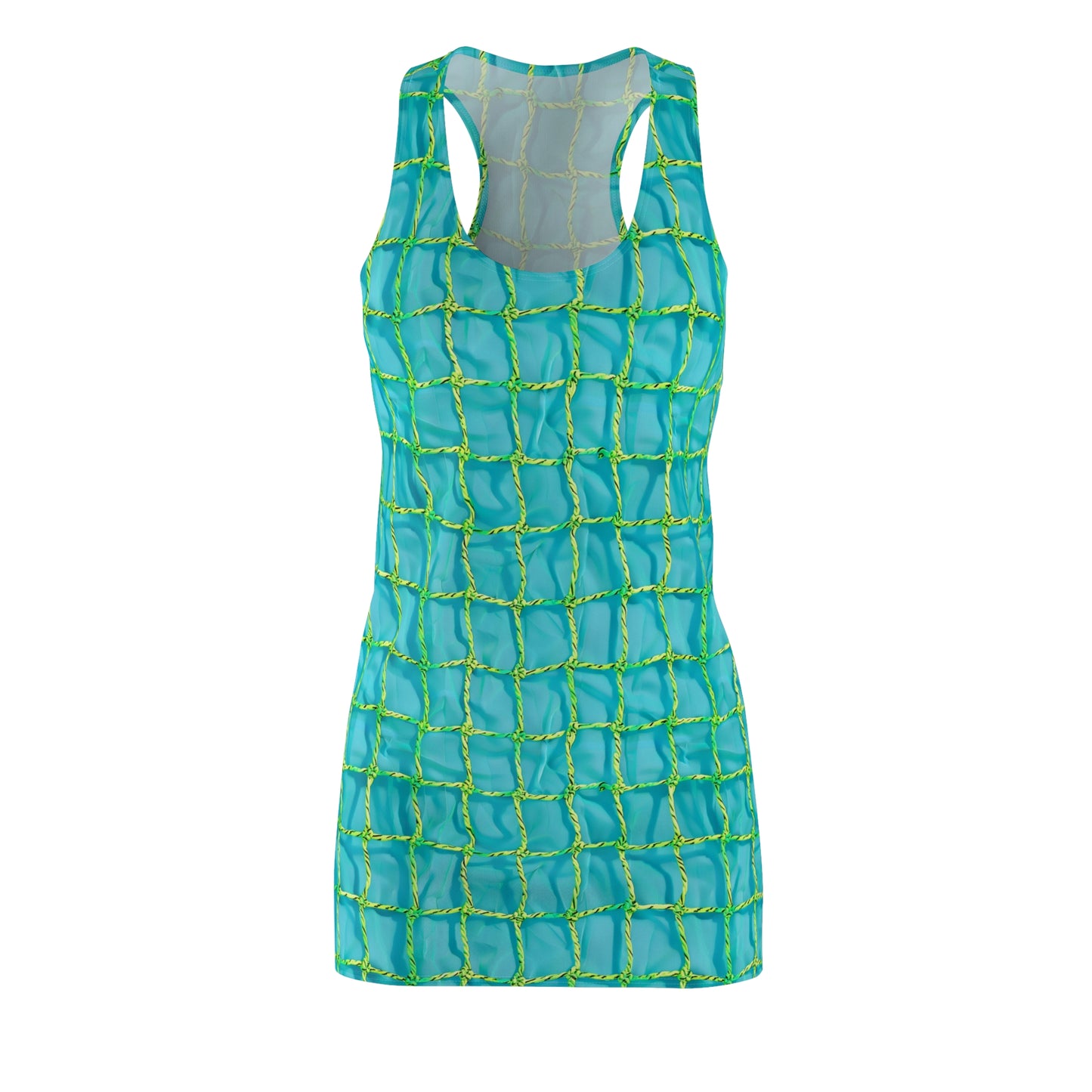 Surface Beach Volleyball Club Designer Women's Cut & Sew Racerback Cover Up Dress Louis IV Collection