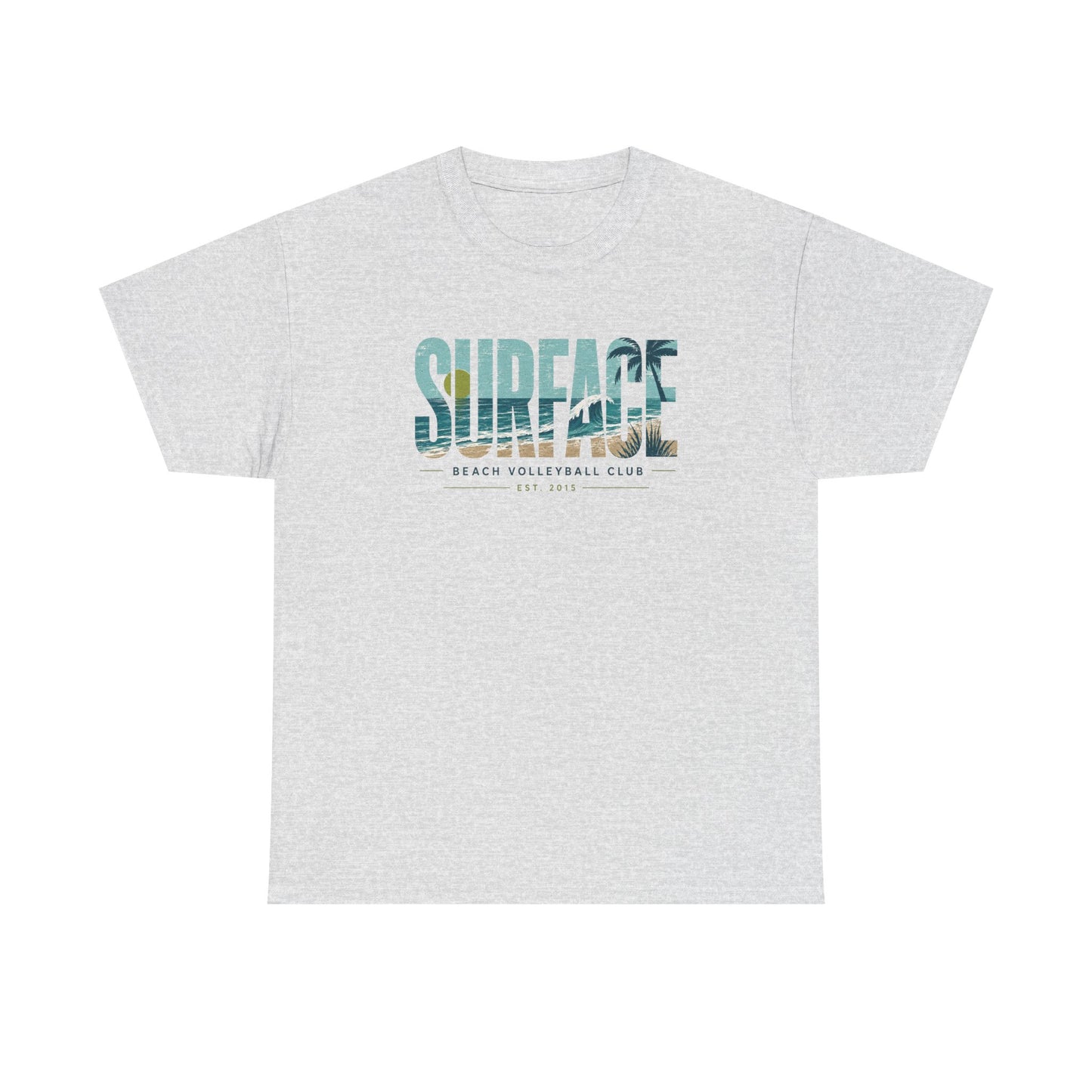 Surface Beach Volleyball Club T-Shirt — Coastal Surf Graphic Tee