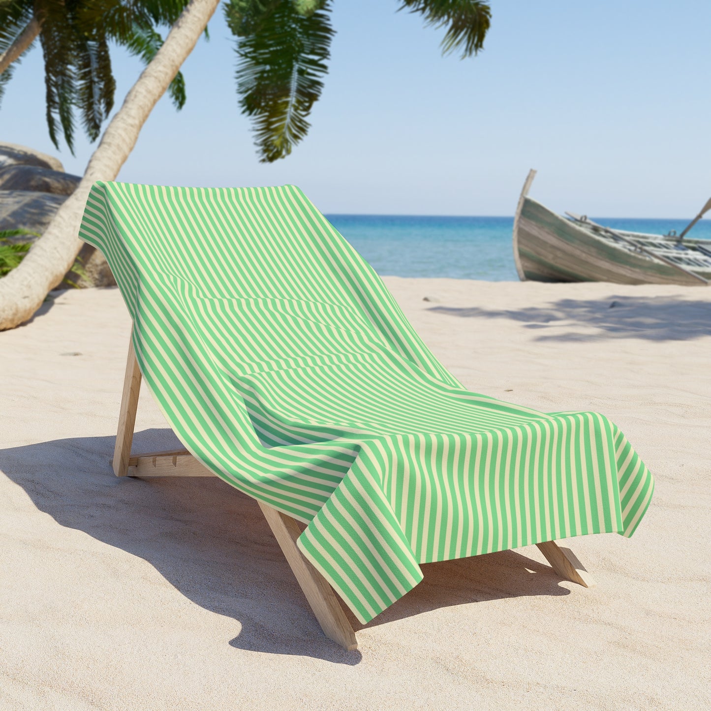 Moda Urbano Striped Beach Towel