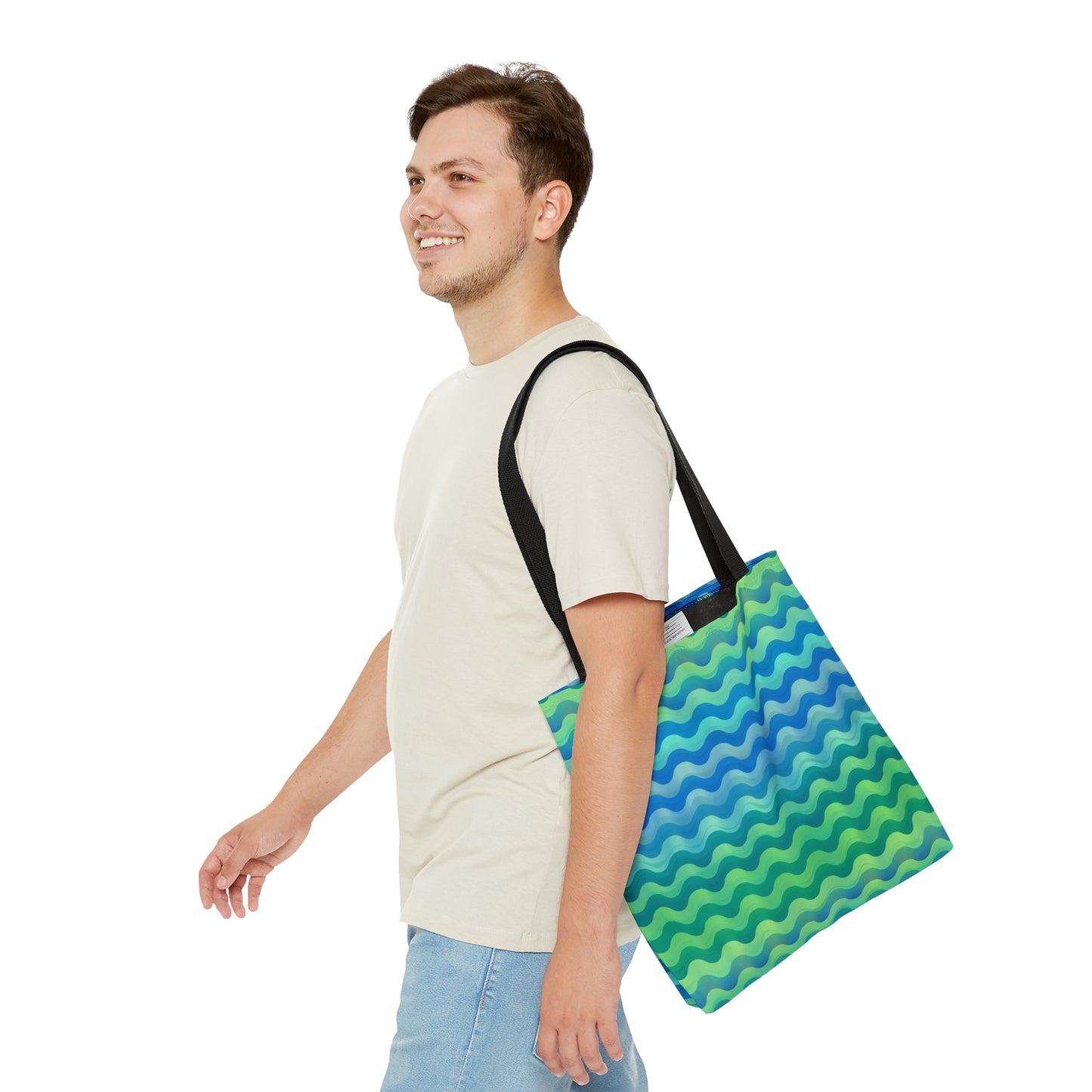 Moda Urbano Waves Travel Tote Bag