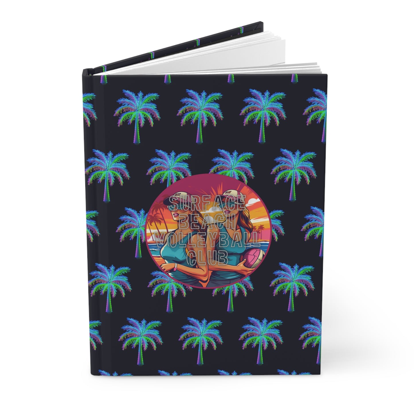 Surface Beach Volleyball Club Reflection Hardcover Journal Matte