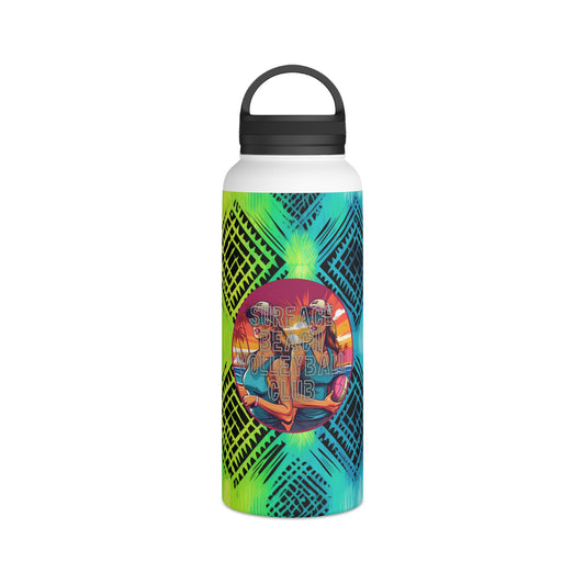 Surface Beach Volleyball Club Stainless Steel Water Bottle, Handle Lid