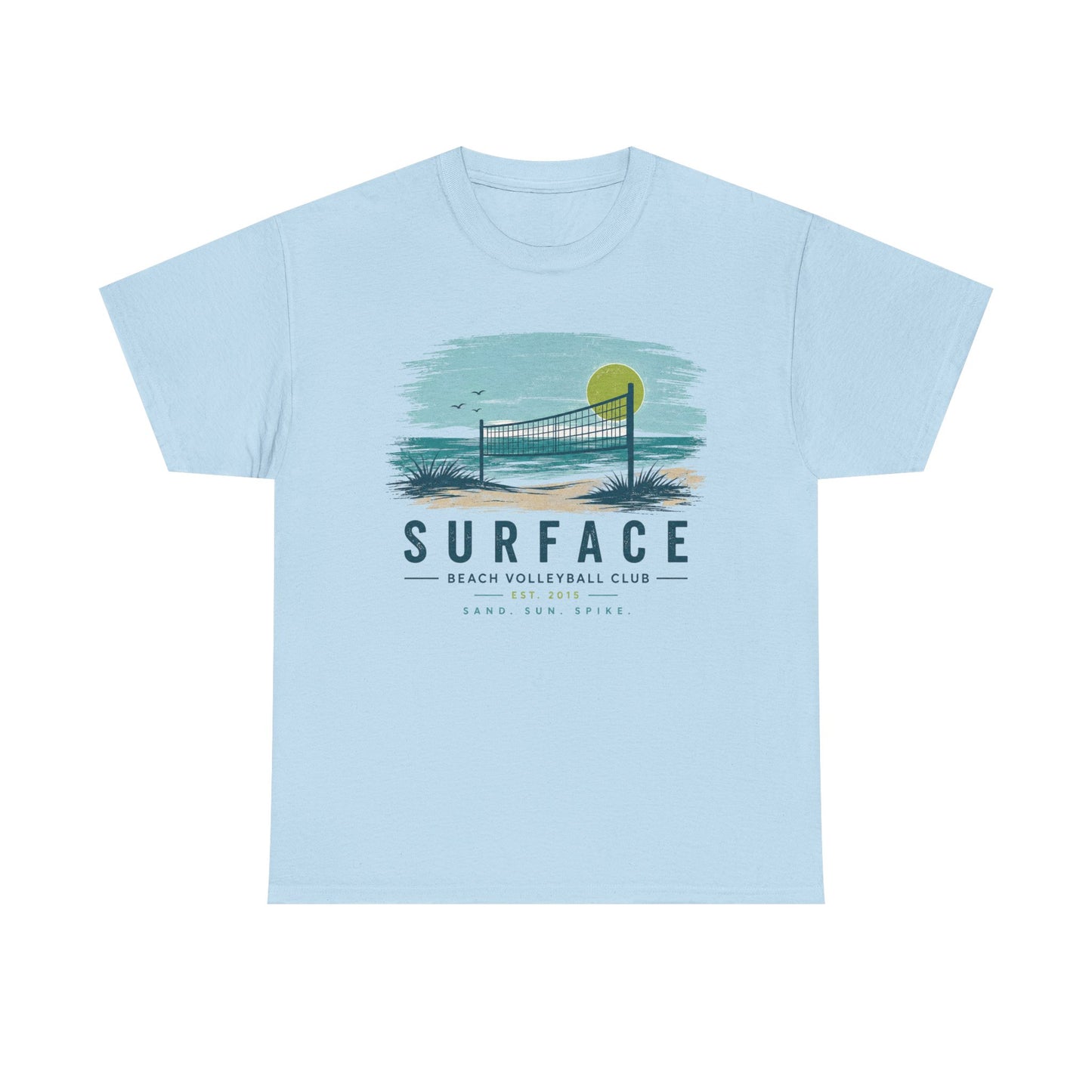 Surface Beach Volleyball Club T-Shirt – Vintage Coastal Volleyball Tee