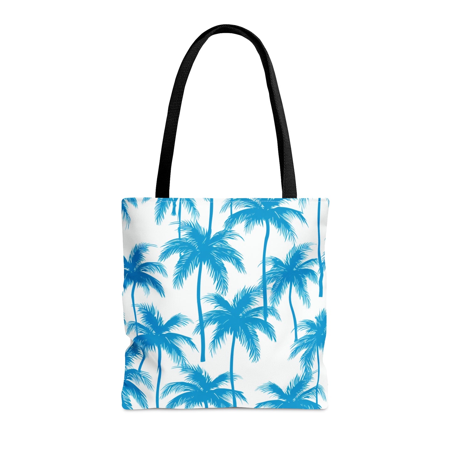 Cyan Palm Travel Tote Bag