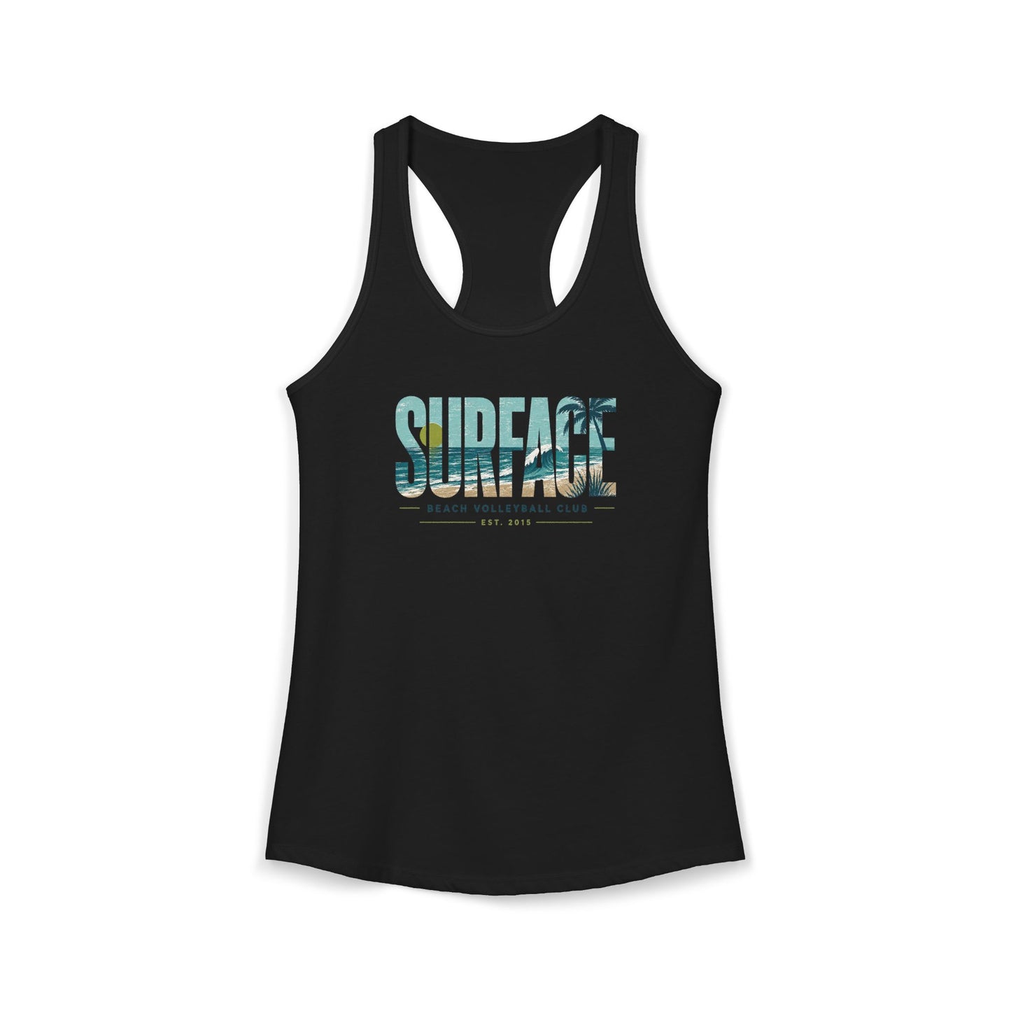 Surface Beach Volleyball Club Women's Racerback Tank - Beach Vibes