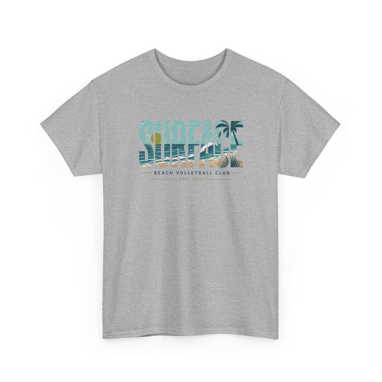Surface Beach Volleyball Club T-Shirt — Coastal Surf Graphic Tee