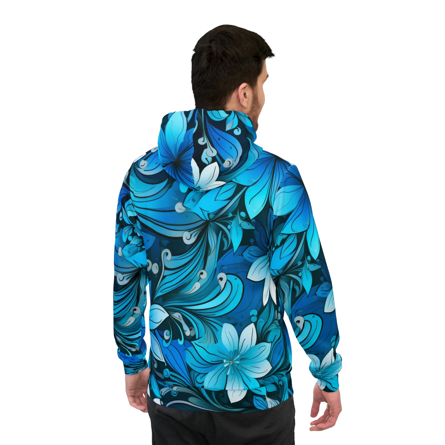 Surface Beach Volleyball Club Floral Logo Sublimated Designer Athletic Hoodie